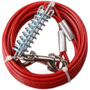 2 X Extra Strong Dog Stake Out SpikeS & 2X10ft Weather Resistant Tie-Out Cable