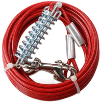 2 X Extra Strong Dog Stake Out SpikeS & 2X10ft Weather Resistant Tie-Out Cable