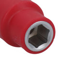 1/2in drive VDE Insulated Shallow Metric Socket 6 Sided Single Hex 1000 V