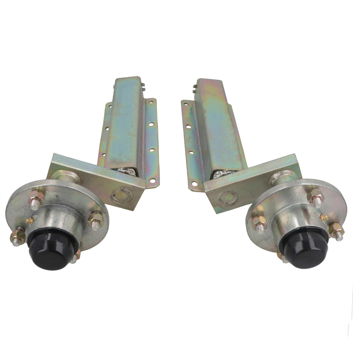 Trailer Suspension Units Arms With Hubs 650kg Capacity 4 Stud on 4 Inch PCD
