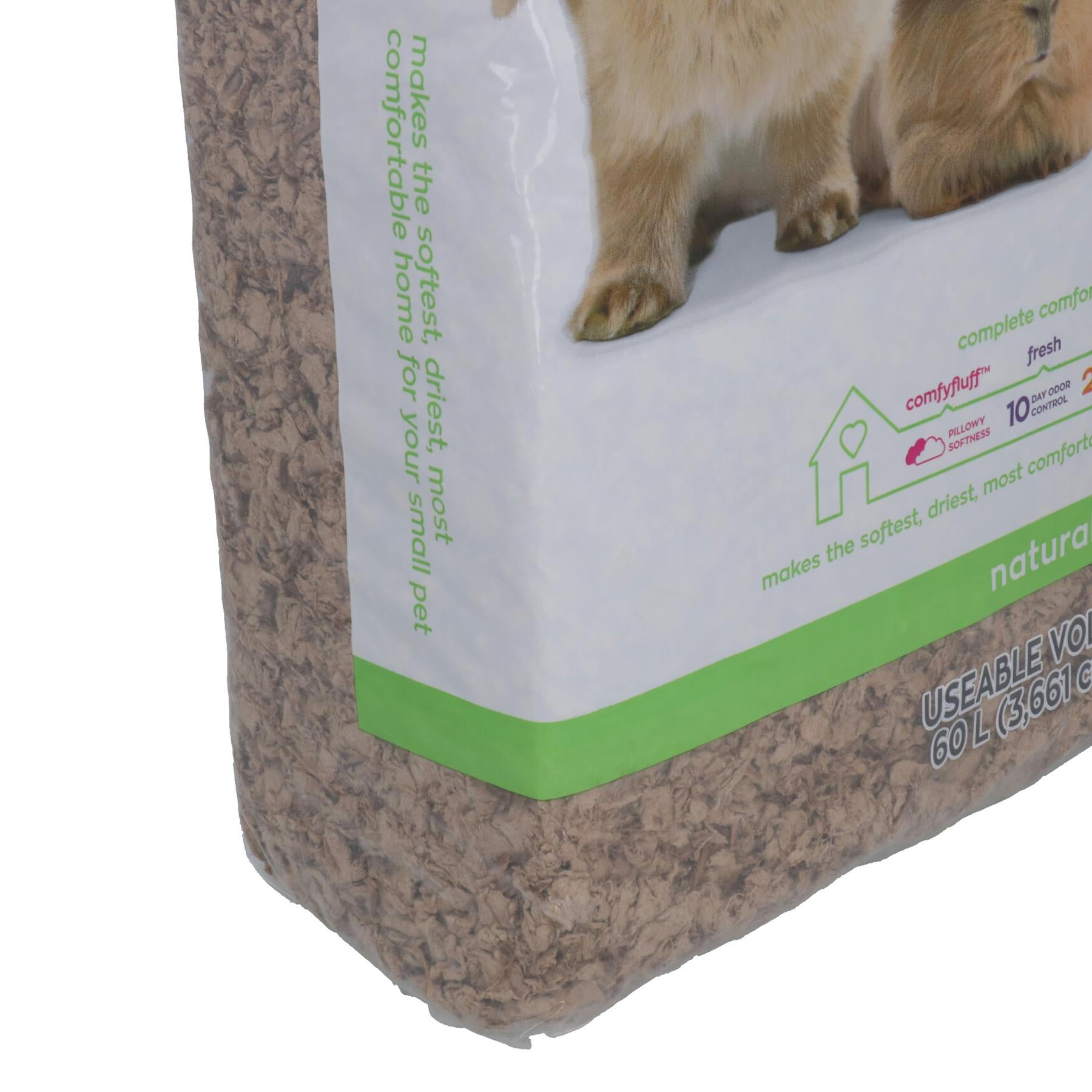 Natural 60L Quality Pet Small Animal Bedding Cage Bedding  99% Dust Free