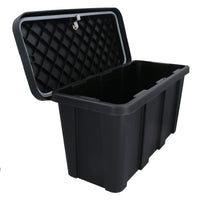 Trailer Truck Plastic Lockable Tool Box Chest Locker Storage 21.5” x 12” x 10”