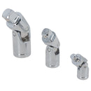 1/4" 3/8" And 1/2" Drive Universal Joint UJ Wobble Angle Extension Bergen