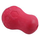 Medium Rubber Red Tumble Tease Dog Interactive Play Treat Fillable Toy Gift