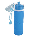 Bouteille isotherme pliable en silicone pour chiens en déplacement ou en promenade