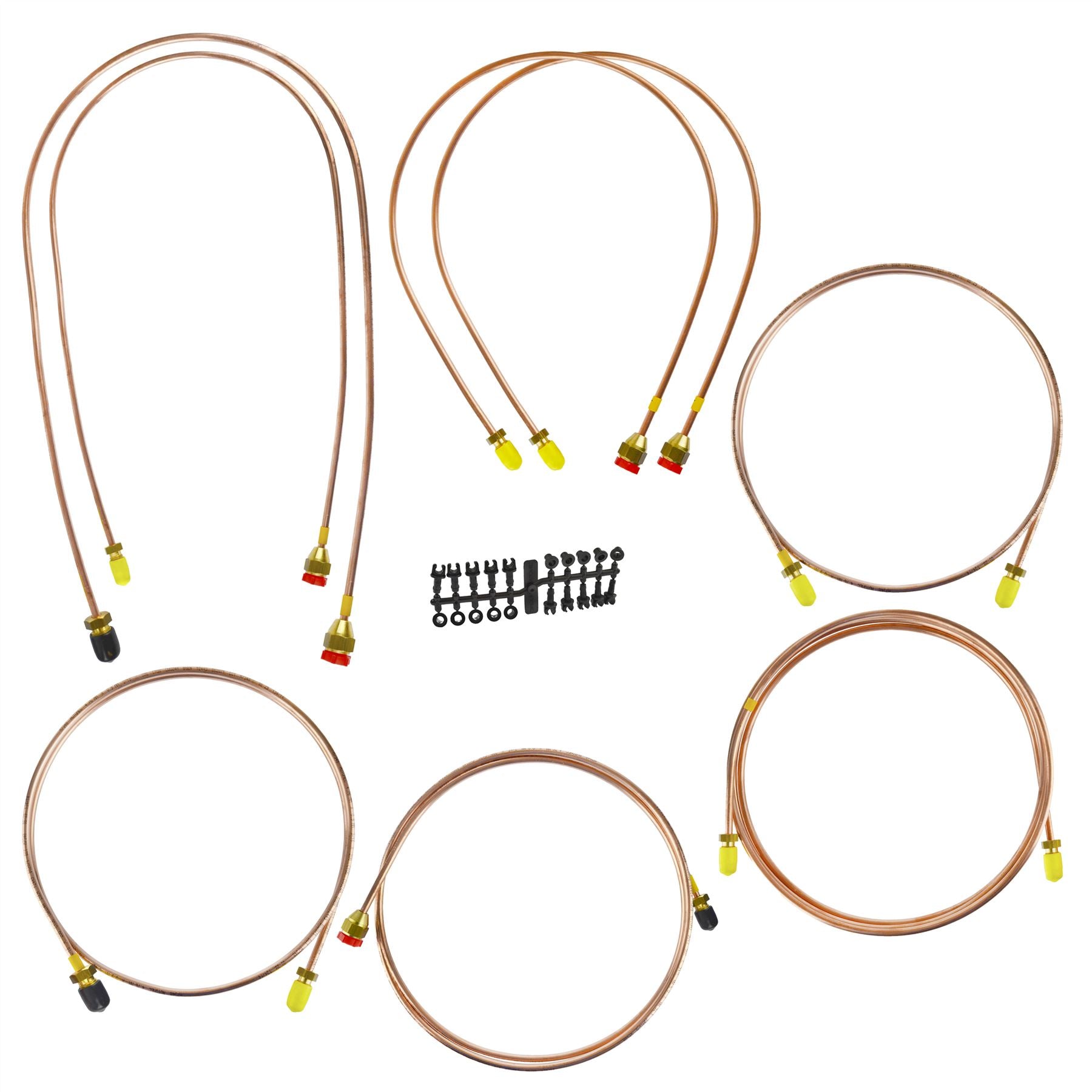 Full Copper & Brass Brake Line Fitting Set to fit Triumph Stag by Automec