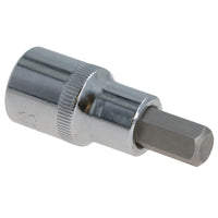 10mm M10 1/2in Drive Male Allen Hex Bit Socket Shallow 55mm Length
