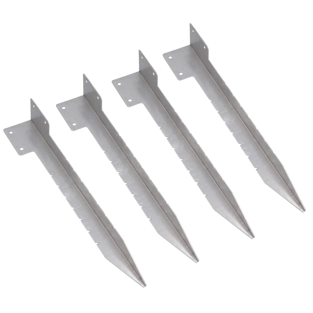 Garden Sleeper Single Corner Support Stainless Steel Stake Spike 440mm