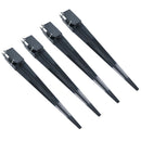 Fence Post Holder Support Drive In Spike Grey 75mm x 75mm x 750mm