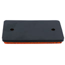 Amber Rectangular Side Reflector Pack of 4 Trailer Fence Gate Post TR068