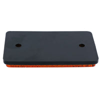 Amber Rectangular Side Reflector Pack of 4 Trailer Fence Gate Post TR068