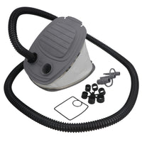 Bravo 1 Foot Pump & Universal Bayonet Adapter Air Inflator Inflatable Boat Kayak