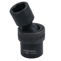 10mm – 19mm 3/8in Drive Universal Swivel Wobble Metric Impact Shallow Socket