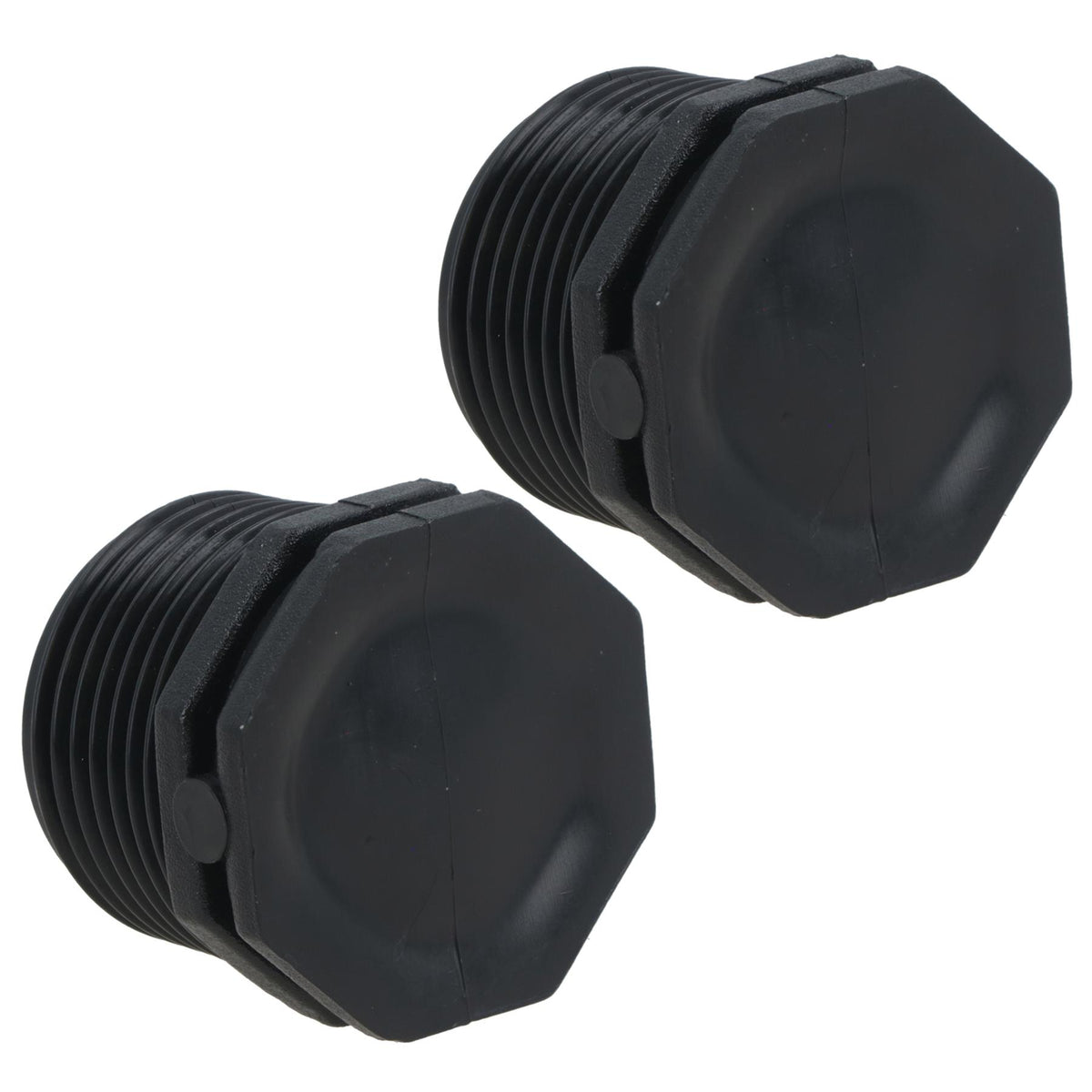 Polypropylene PP 1in BSP Thread Male Threaded Blanking Plug End Cap