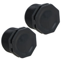 Polypropylene PP 1in BSP Thread Male Threaded Blanking Plug End Cap