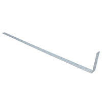 Vertical Light Duty Restraint Strap 1000mm Length 100mm Bend Galvanised