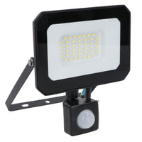30 Watt LED Mini Floodlight With Sensor Lighting 2400 Lumens IP65 + Bracket