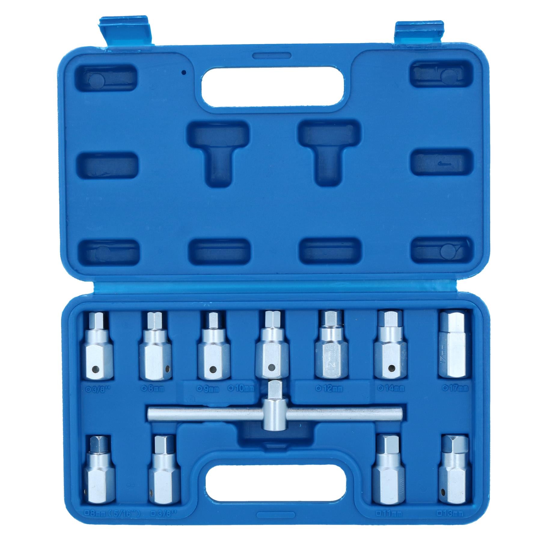 Kit de vidange d'huile pour bouchon de vidange, kit de réparation d'essieu de boîte de vitesses, entraînement 3/8" 12 pièces