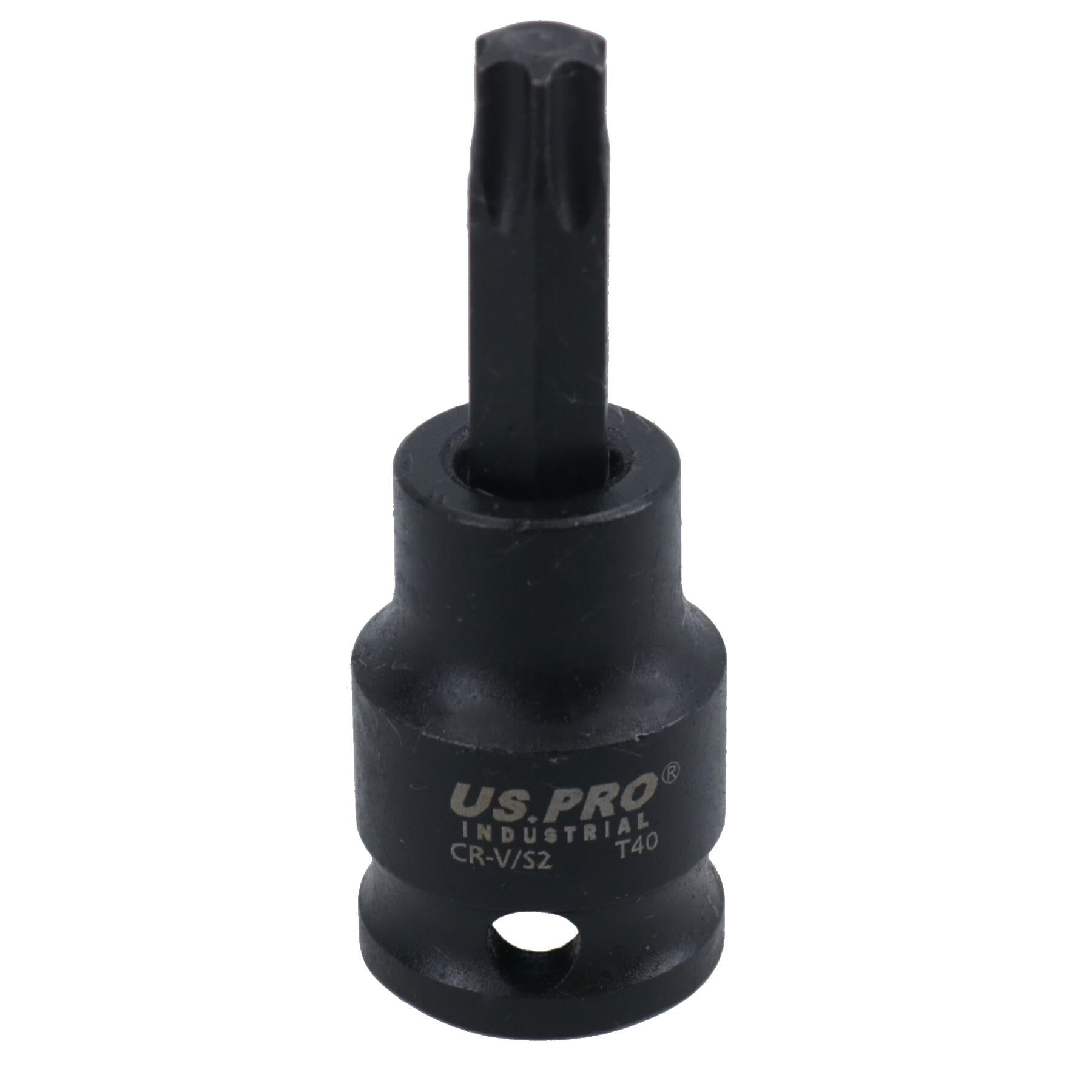 Torx Star Impact flache, kurze Bit-Steckschlüssel T10–T60, einzeln, 3/8 Zoll Dr.