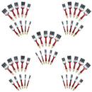 50pc Nylon bristle Paint Painting Brush Set Decorating 13mm – 63mm Wide Brushes