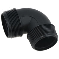 Polypropylene PP 1-1/2in BSP Male x Male Threaded 90° Elbow Connector