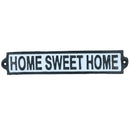 Home Sweet Home Cast Iron Sign Plaque Door Wall House Gate Post Yard Hall