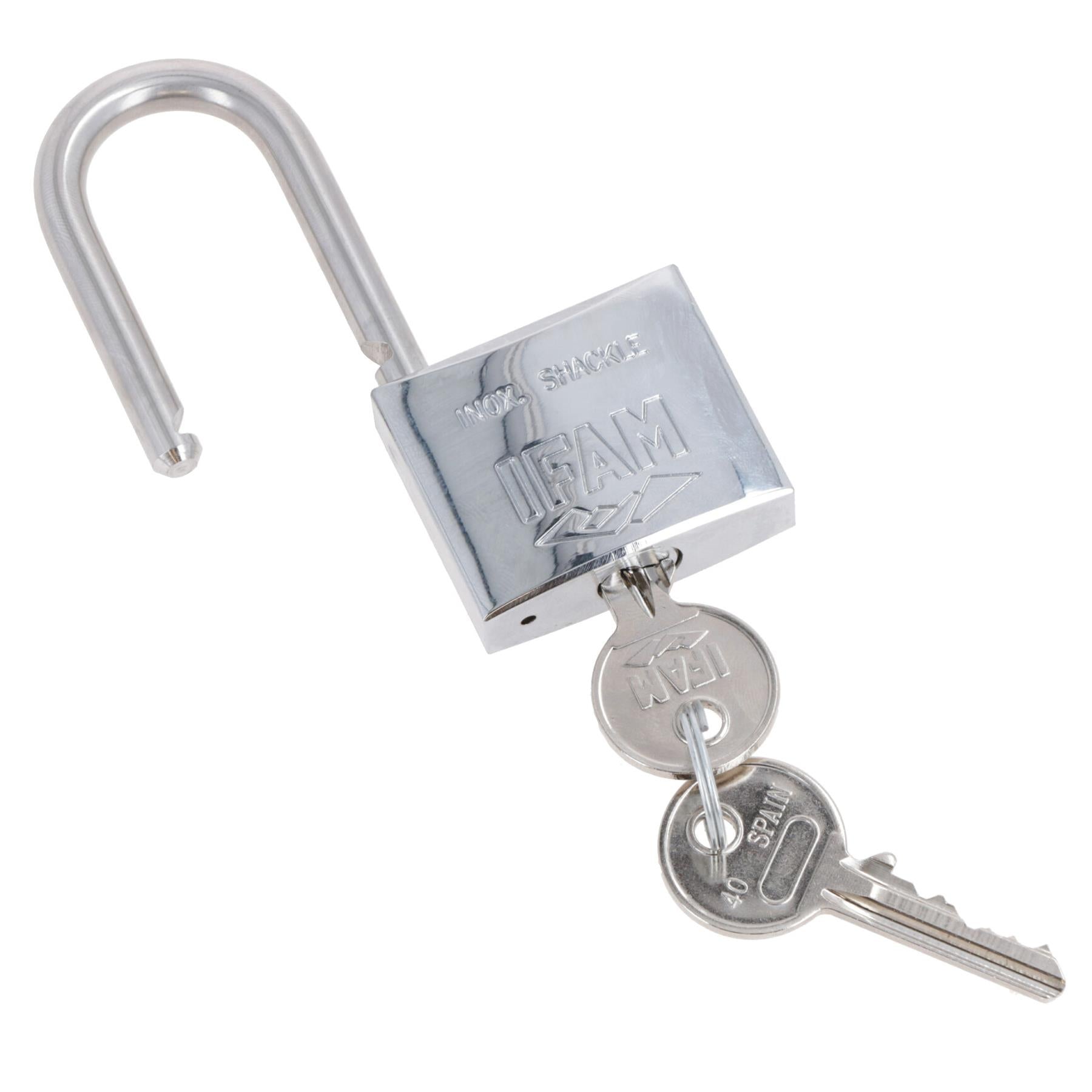 40mm Marine Padlock Stainless Steel Long Shackle Rust Proof Boat Yacht