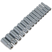 3/8" Drive Shallow And Deep Metric 6 Sided Single Hex Sockets 8mm - 21mm 31pc