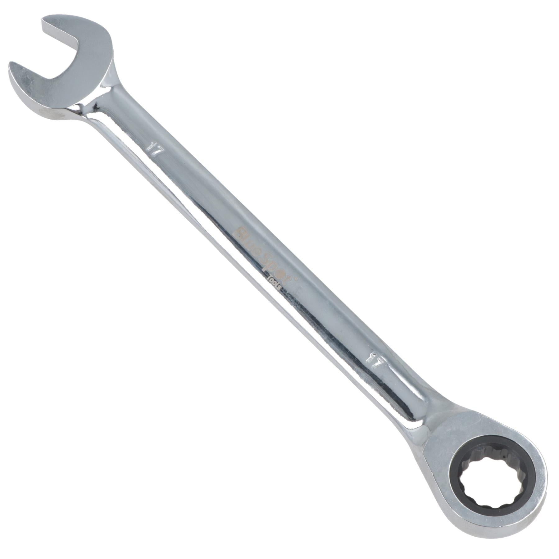 17mm metrischer Ratschen-Maulschlüssel, 72 Zähne, umkehrbar