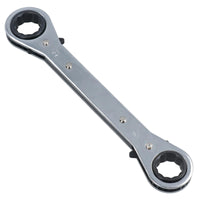 Ratchet Spanner Set Metric Sizes Double Ring Wrench TE075