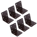 Garden Internal Sleeper Corner Support Bracket 90 Degree 85mm Steel