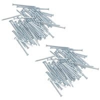2mm x 50mm Round Headed Wire nails For Concrete Brick Wood Zinc Plated