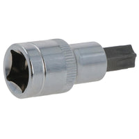 T55 Torx-Bit-Stern-Steckschlüsseleinsatz, 1/2 Zoll Antrieb, Standard-Innenteil, Chrom-Vanadium-Stahl