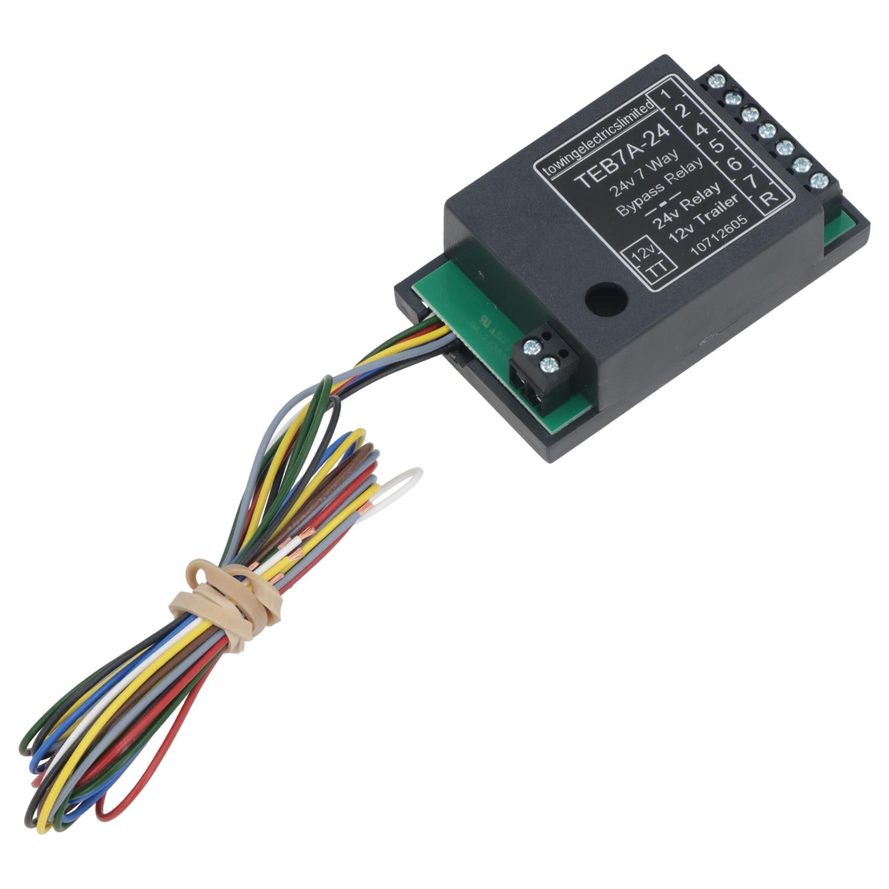 24v to 12v Towbar Electrics Bypass Relay Wiring Convertor Trailer Lights