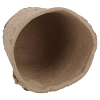 Biodegradable Fibre Plant Pots For Seeds Seedlings Cuttings Round 6 x 6.5cm