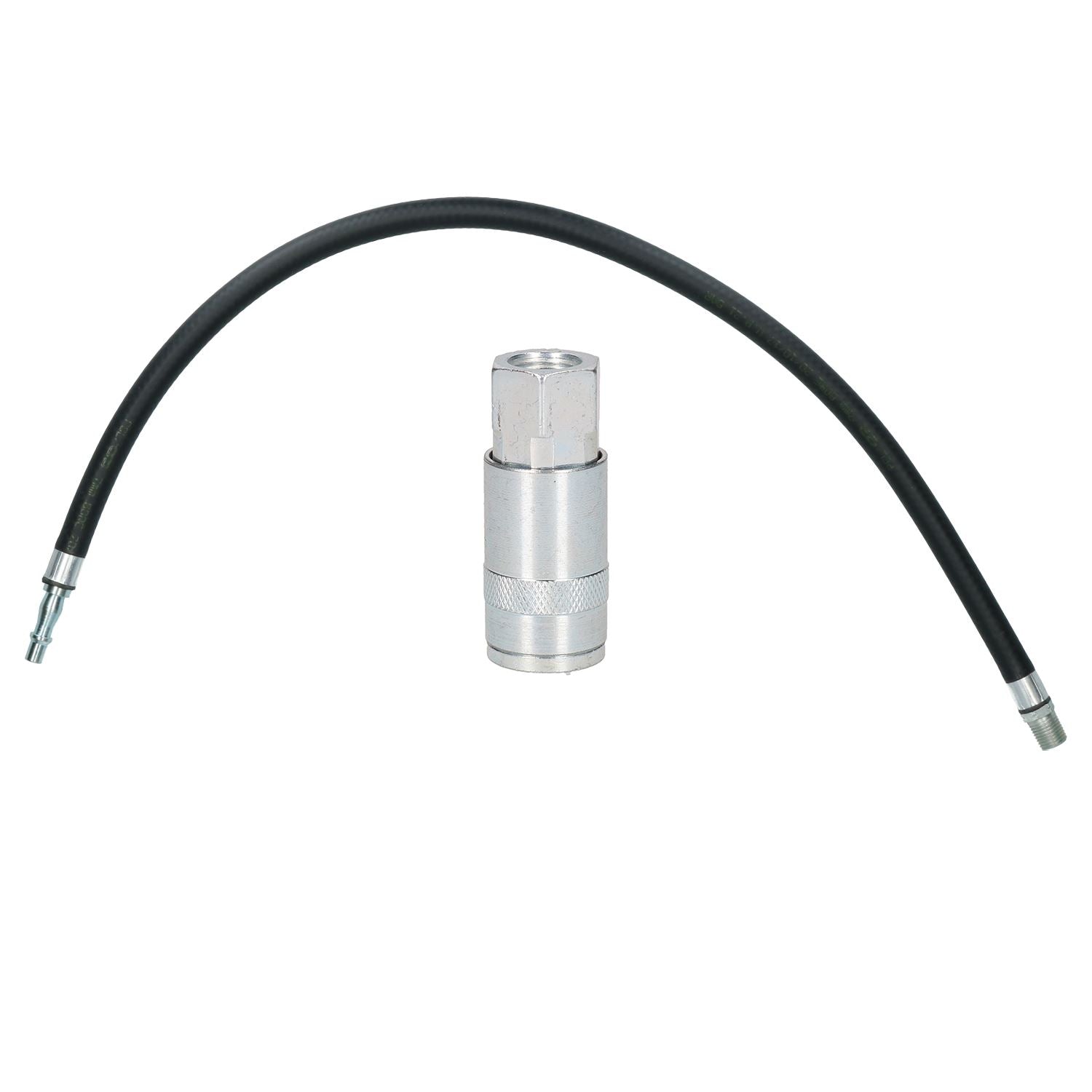Anti Whip Spray Leader Hose 0.6m x 7mm 1/4" BSP & Female Coupler Fitting