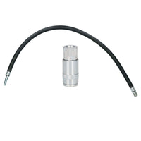 Anti Whip Spray Leader Hose 0.6m x 7mm 1/4" BSP & Female Coupler Fitting