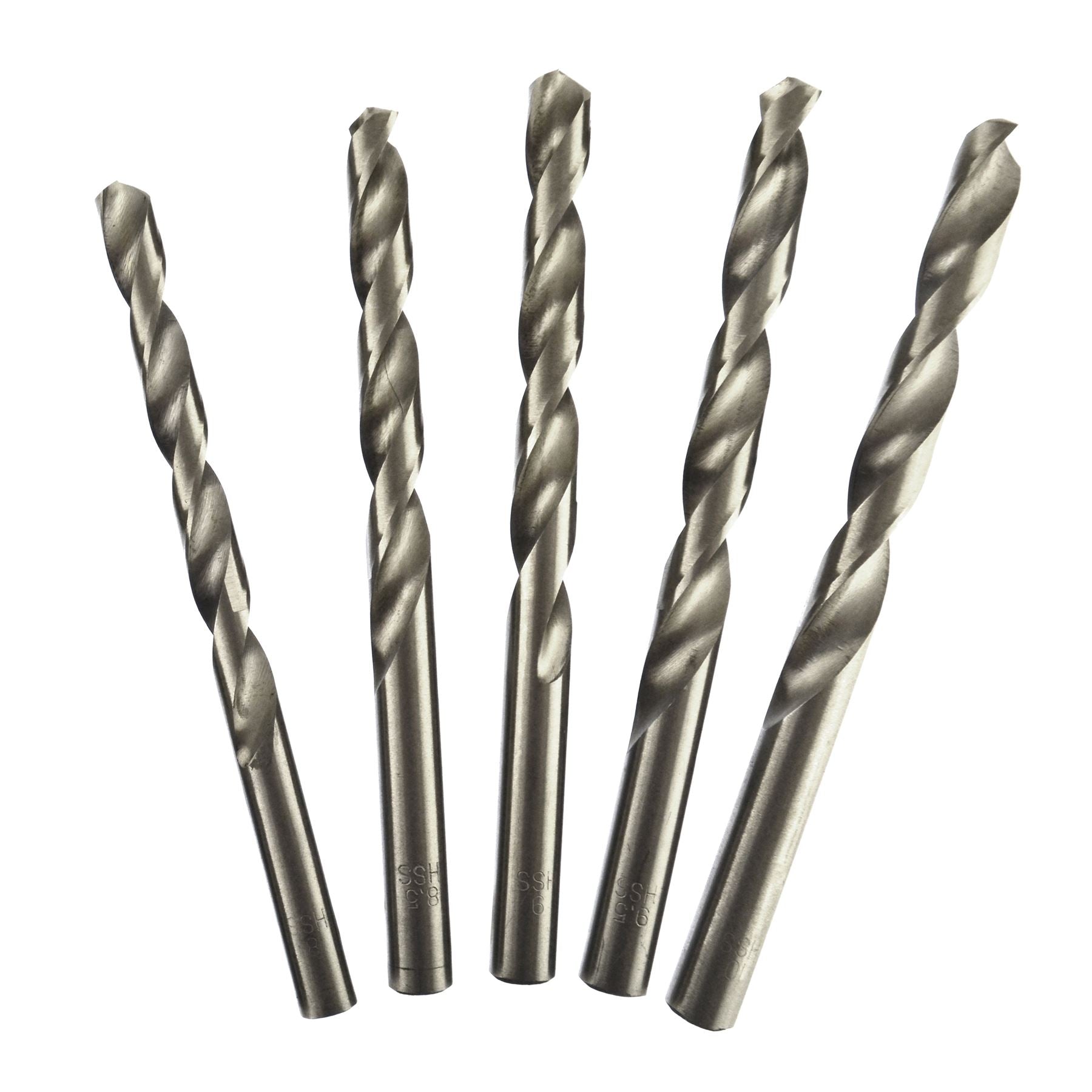 8.5 - 10mm 5pk HSS Metric Steel Split Point Drill Bits for Metal Steel Wood