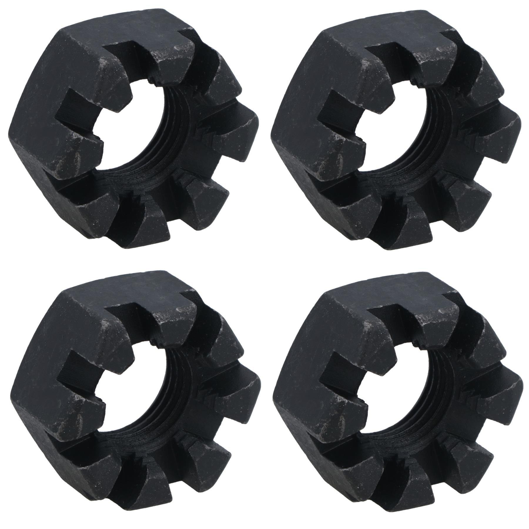 Écrou crénelé à fente BSF 3/4" pour moyeux de roue de remorque, roulements de moyeu crénelés, lot de 4
