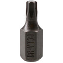 T20 – T60 Torx Star Male Bits With 10mm Shank 30mm or 75mm Length