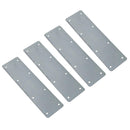 Large Internal Sleeper Straight Support Plate 100mm x 350mm Galvanised Steel