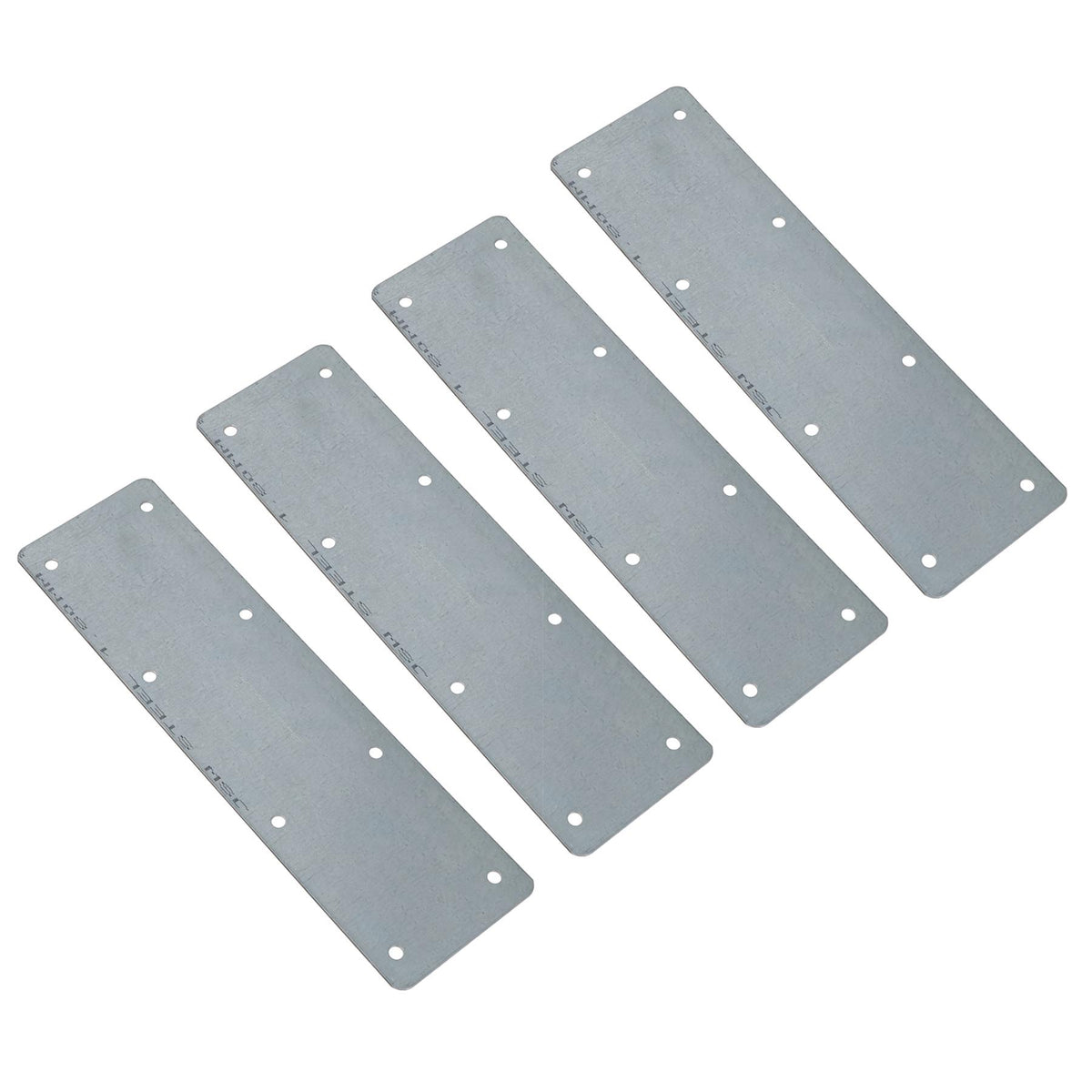 Large Internal Sleeper Straight Support Plate 100mm x 350mm Galvanised Steel