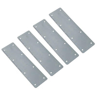 Large Internal Sleeper Straight Support Plate 100mm x 350mm Galvanised Steel