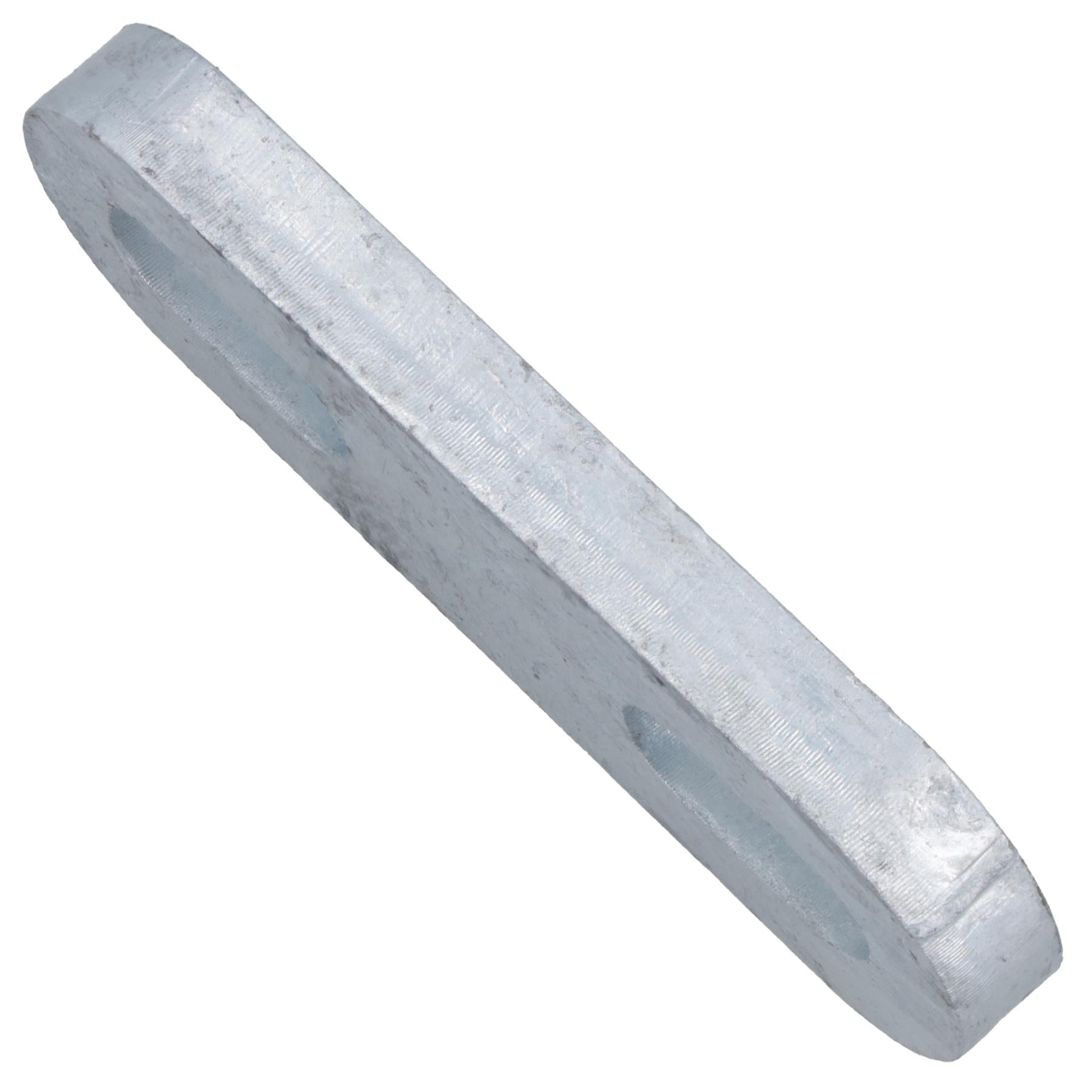 M10 U-Bolt Plate 31mm to 59mm Internal Width Thick Galvanised N-Bolt Backing