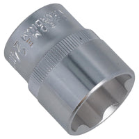 24mm 1/2" Dr Socket Super Lock Metric Shallow CRV Knurl Grip 6 Point TE796