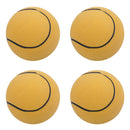 Dog Play Time Rubber Bouncy Small Tennis Ball Sports Ball 6cm 4PK