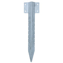 Garden Single Sleeper Straight Support Spike Stake Stainless Steel 440mm