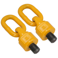 M24 x 40mm Swivel Rotating Lifting Point Eye Bolt With Ring 3.15 Ton Capacity