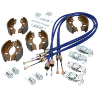 Brake Shoe & Cable Refurb Kit for Indespension AD1600 & AD2000 Plant Trailer