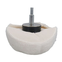 Dome Domed Final Finishing Polishing Mop 110mm Wide Soft Grade Cotton